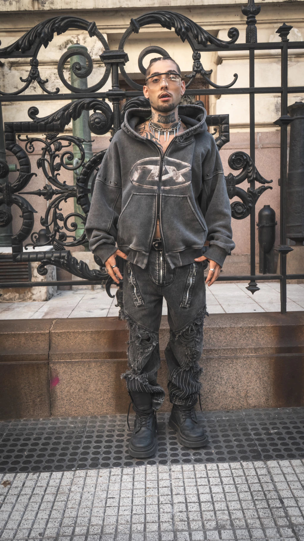 Massive Pant Washed Grey