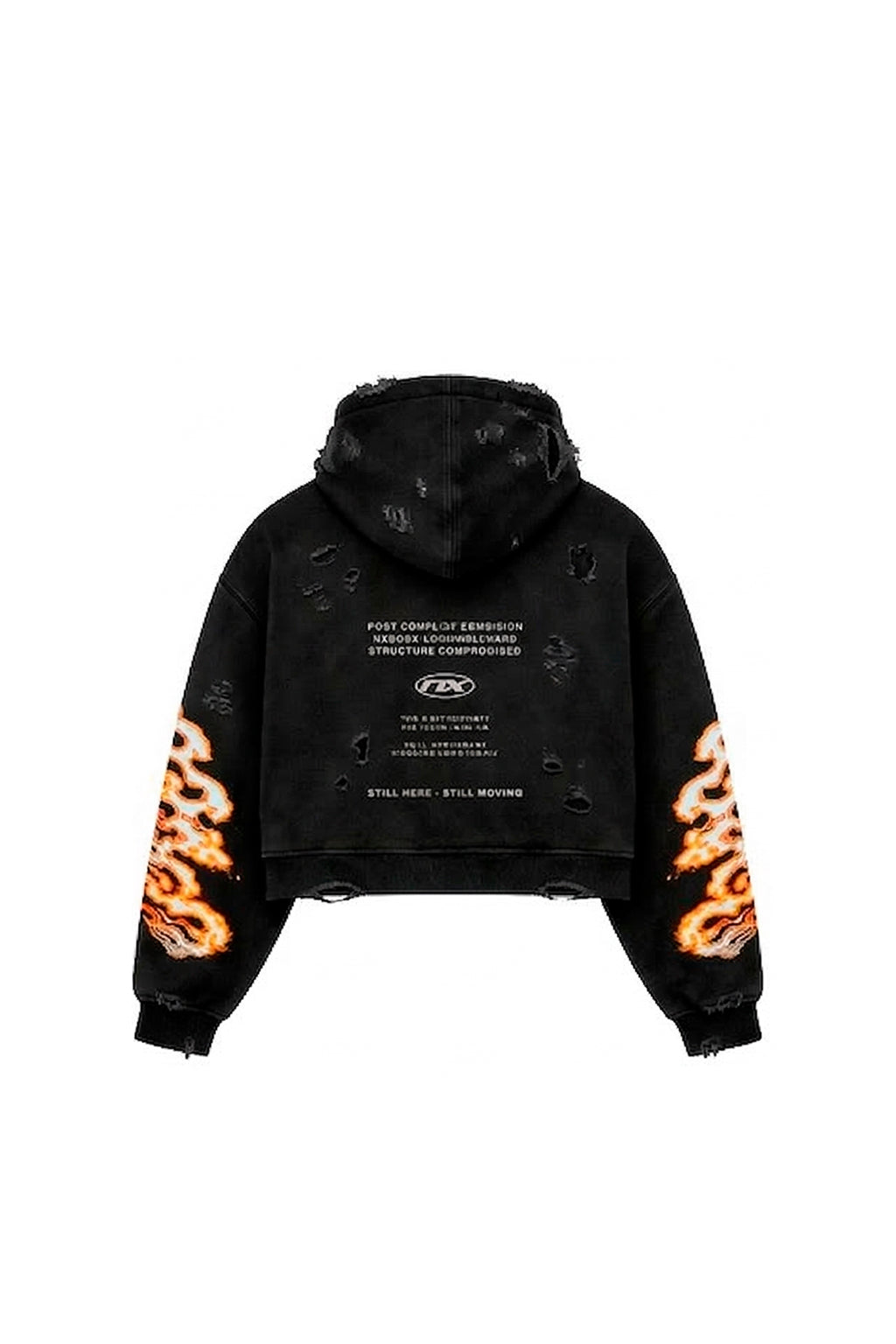 Flame Destroyed Hoodie