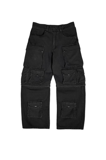 Multipocket Cargo Pant Noir