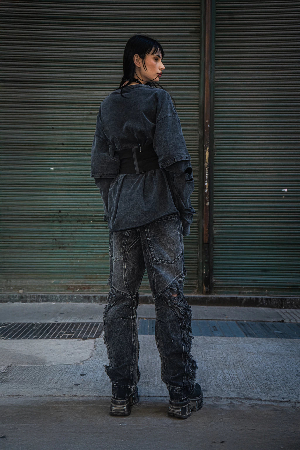 Massive Pant Washed Grey