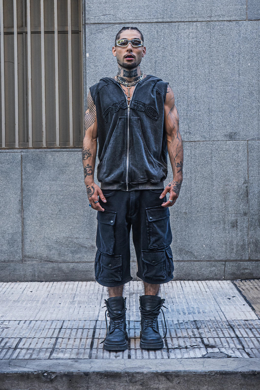 Multipocket Cargo Pant Noir