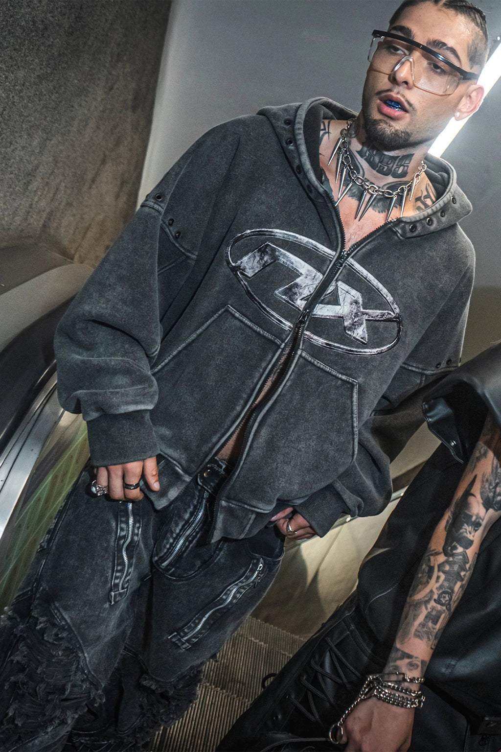 Afterwar Zip Hoodie Washed