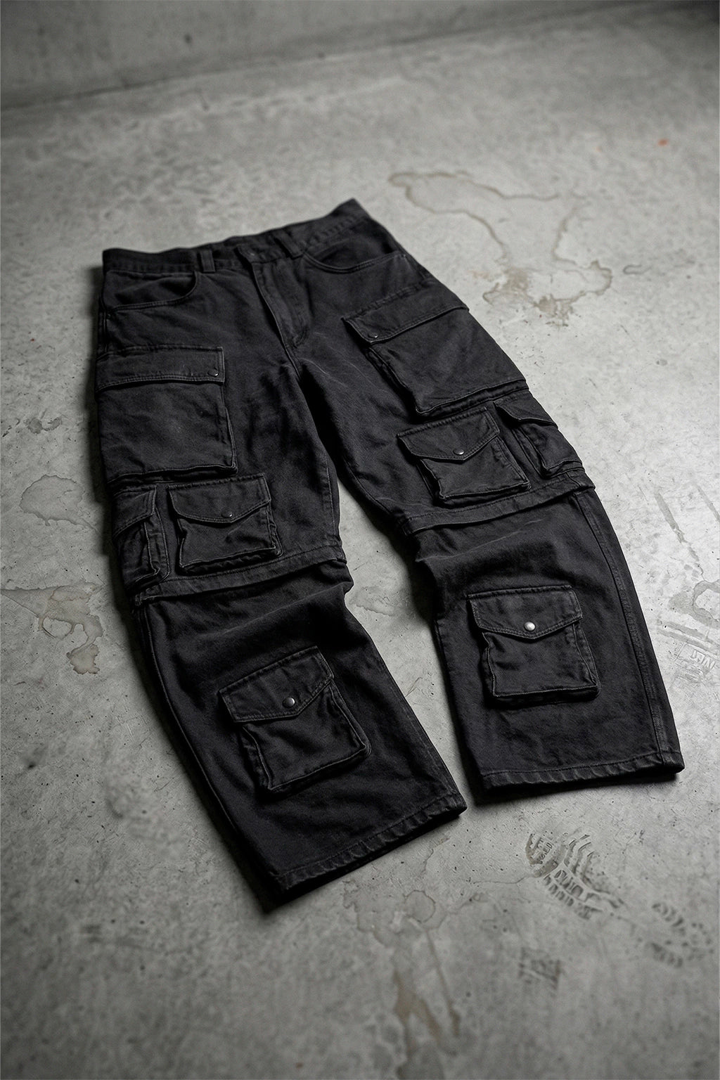 Multipocket Cargo Pant Noir