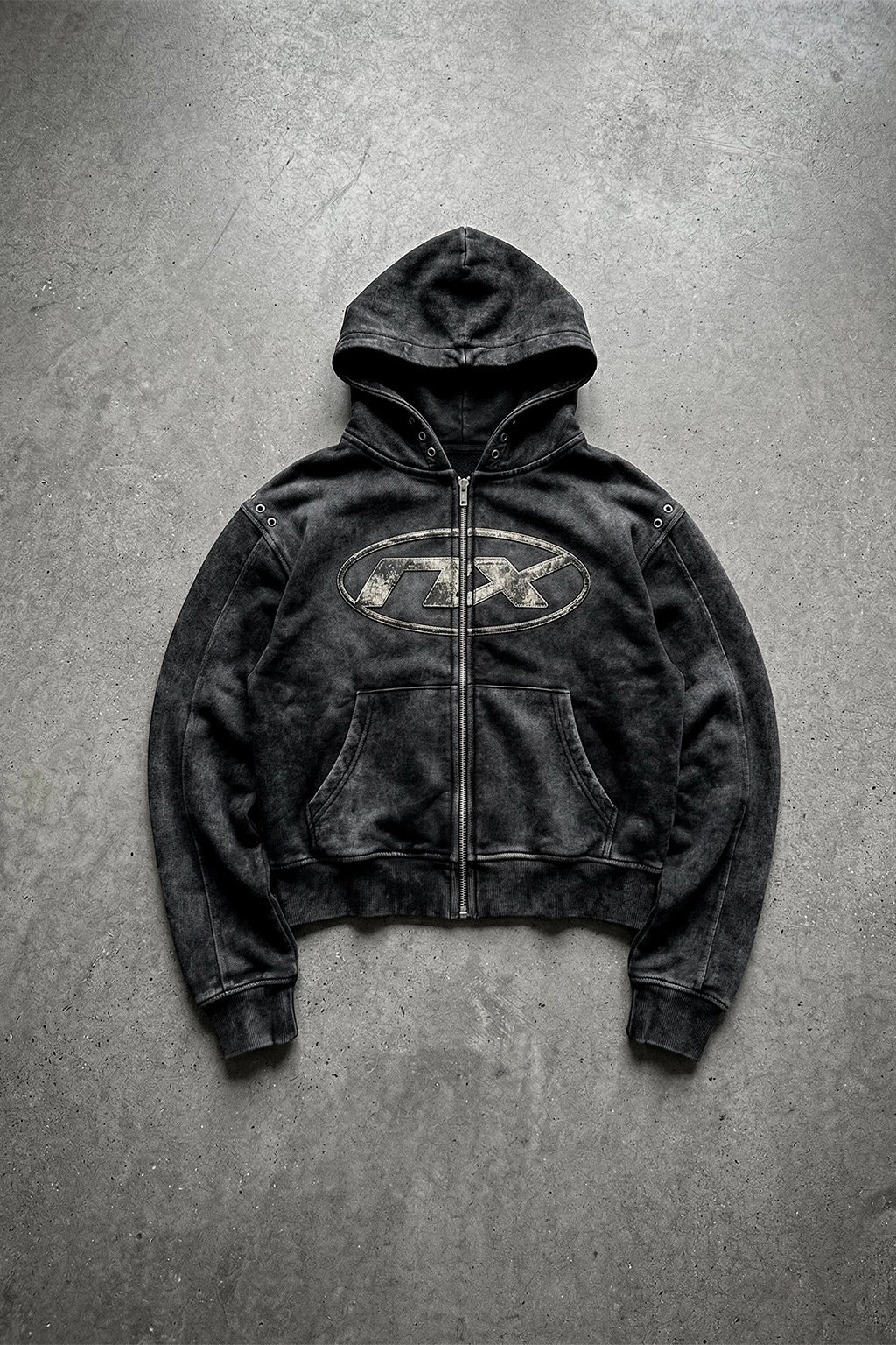 Afterwar Zip Hoodie Washed