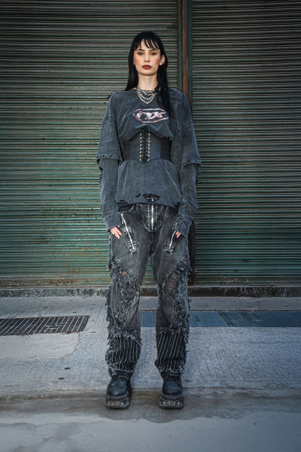 Massive Pant Washed Grey