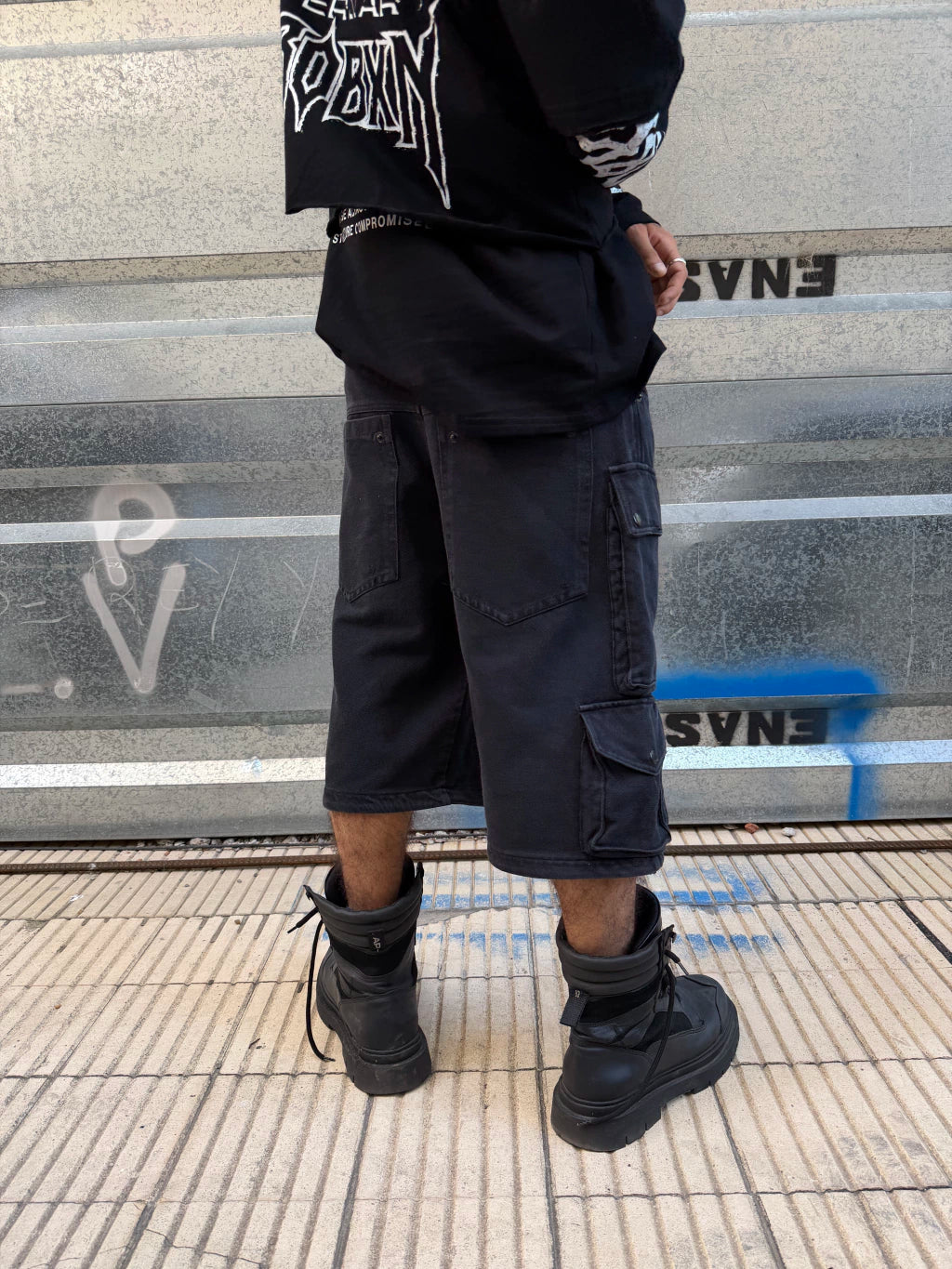 Multipocket Cargo Pant Noir