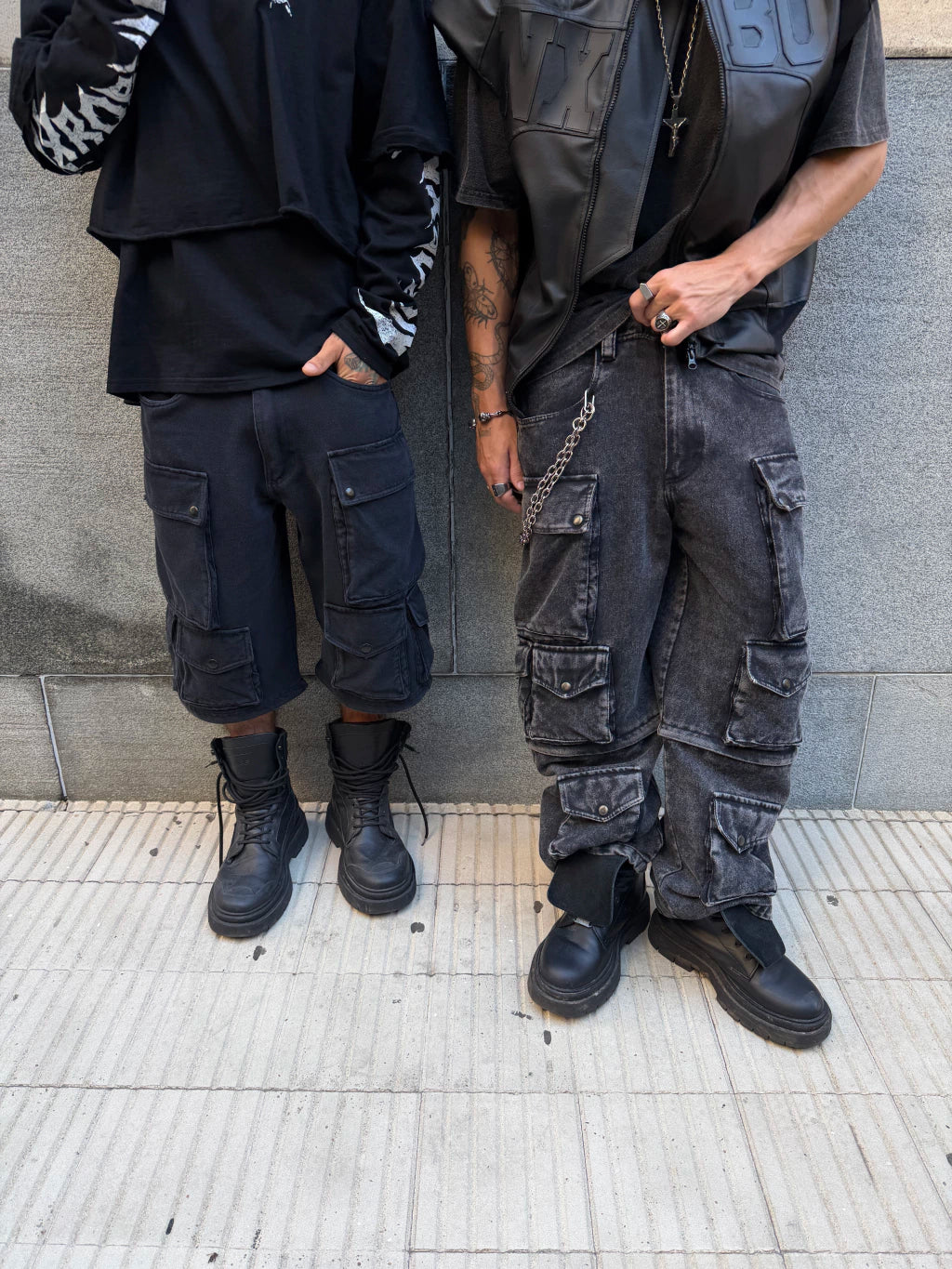 Multipocket Cargo Pant Noir