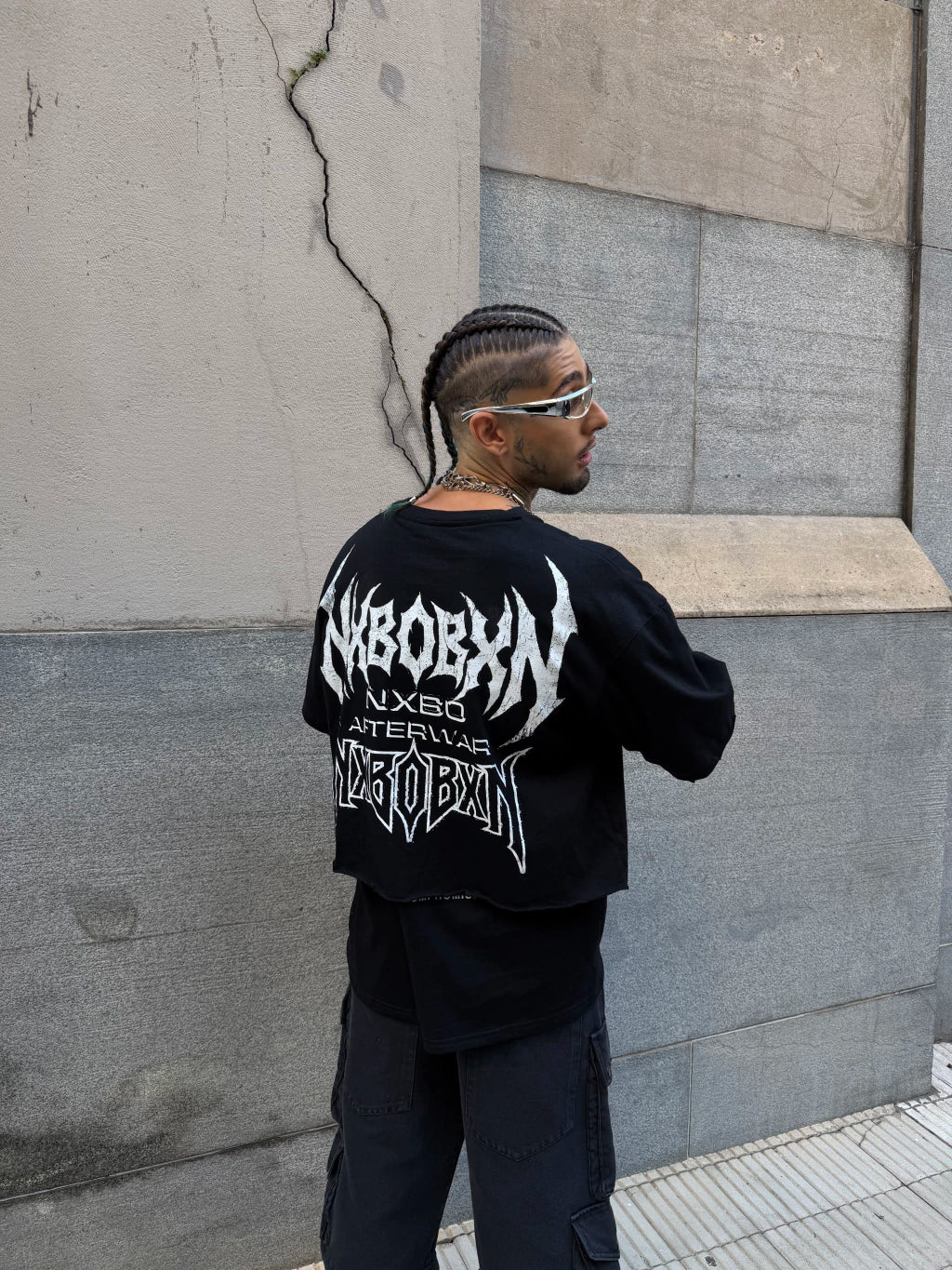 Layed Sleeves Emo T Shirt