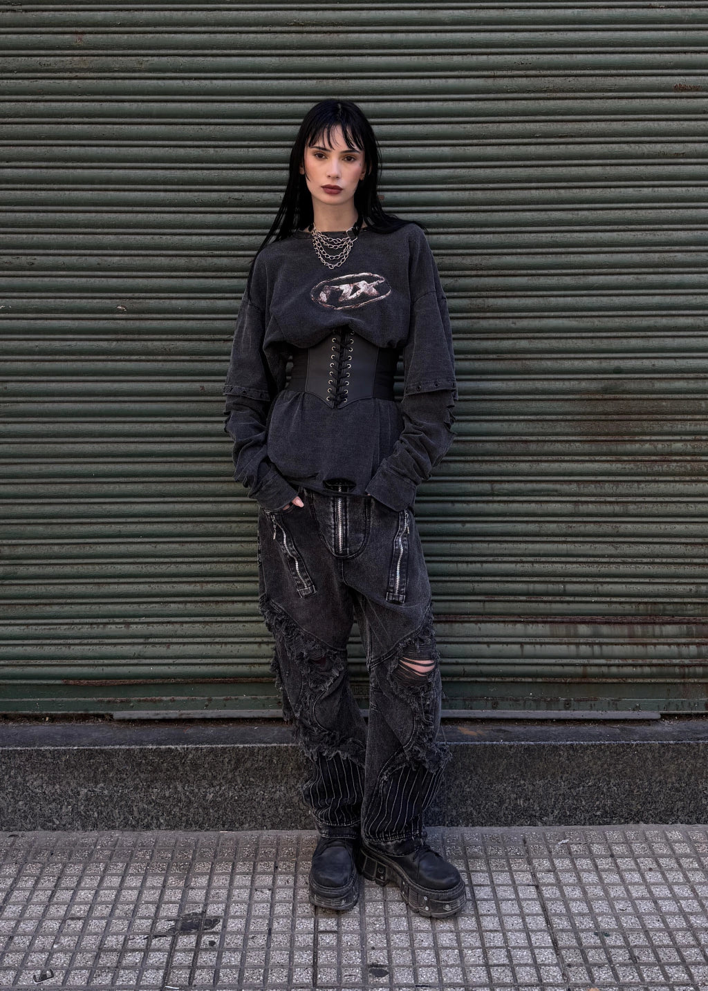 Massive Pant Washed Grey