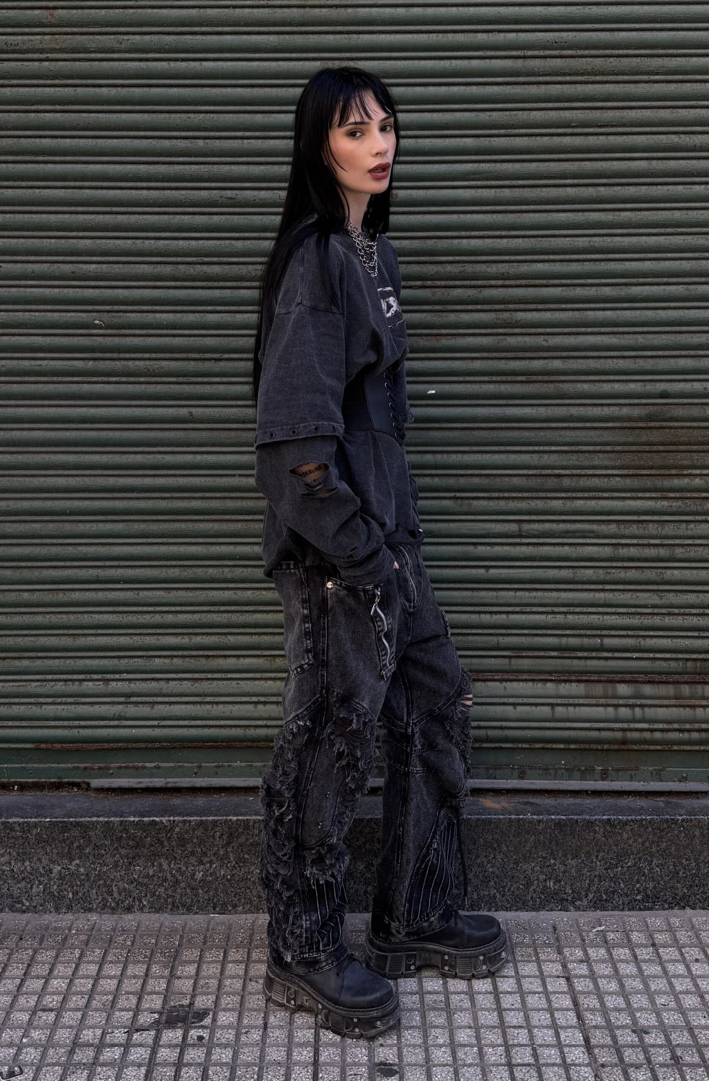 Massive Pant Washed Grey