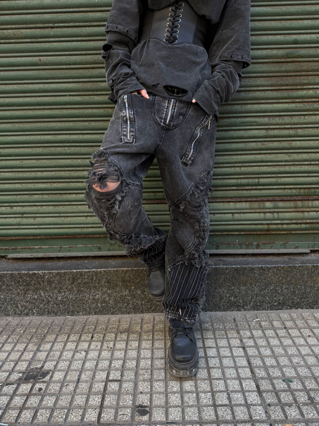 Massive Pant Washed Grey