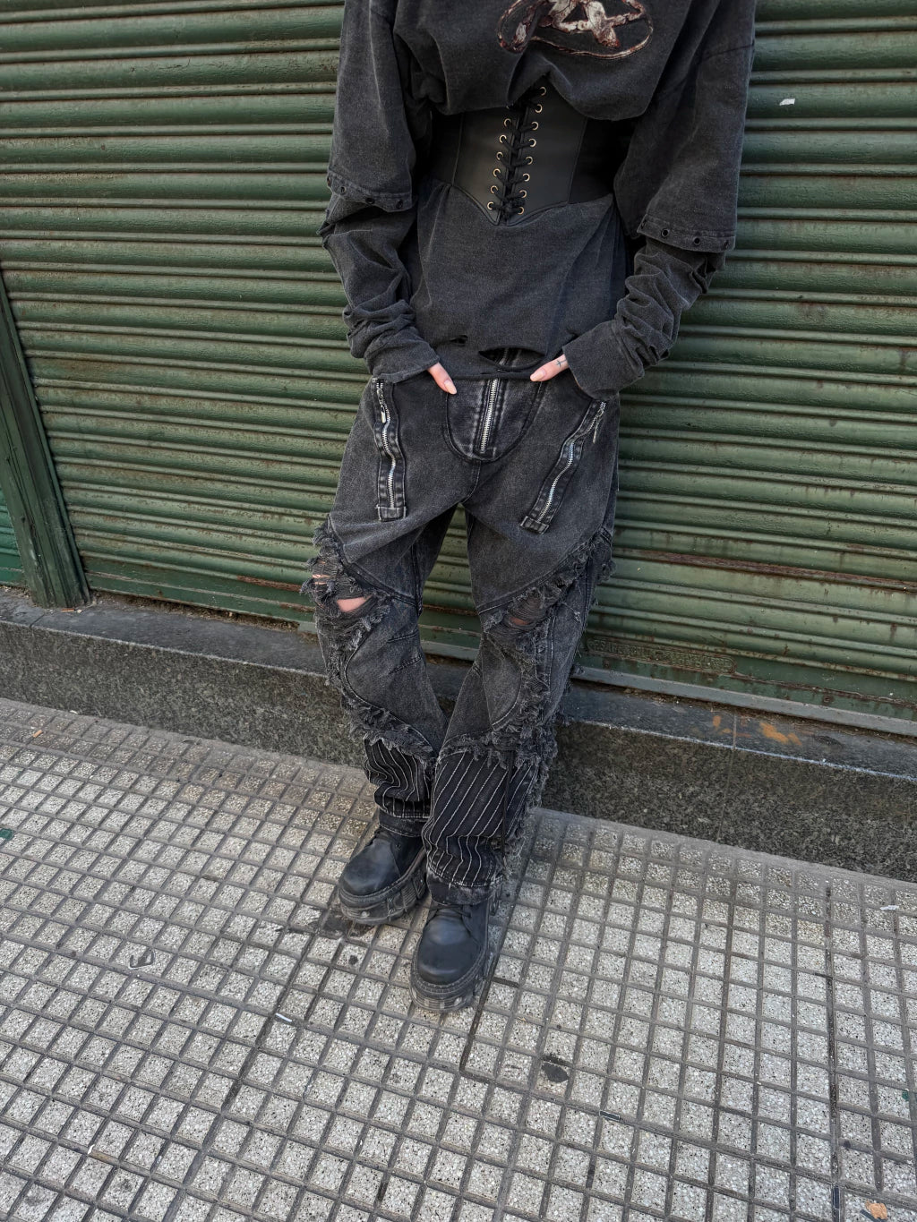 Massive Pant Washed Grey