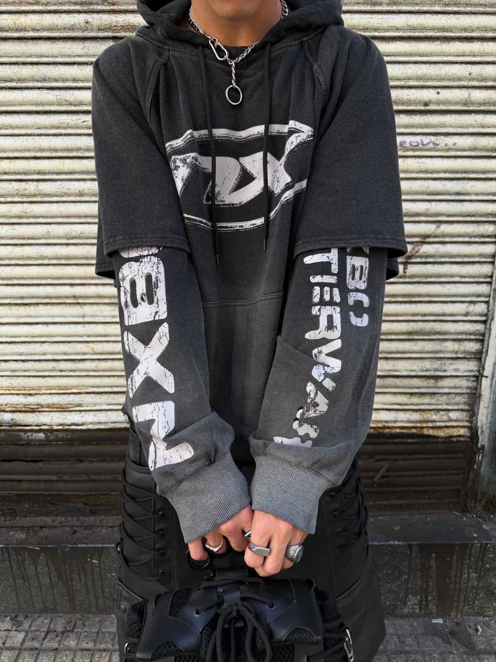 Faded Wash Hoodie