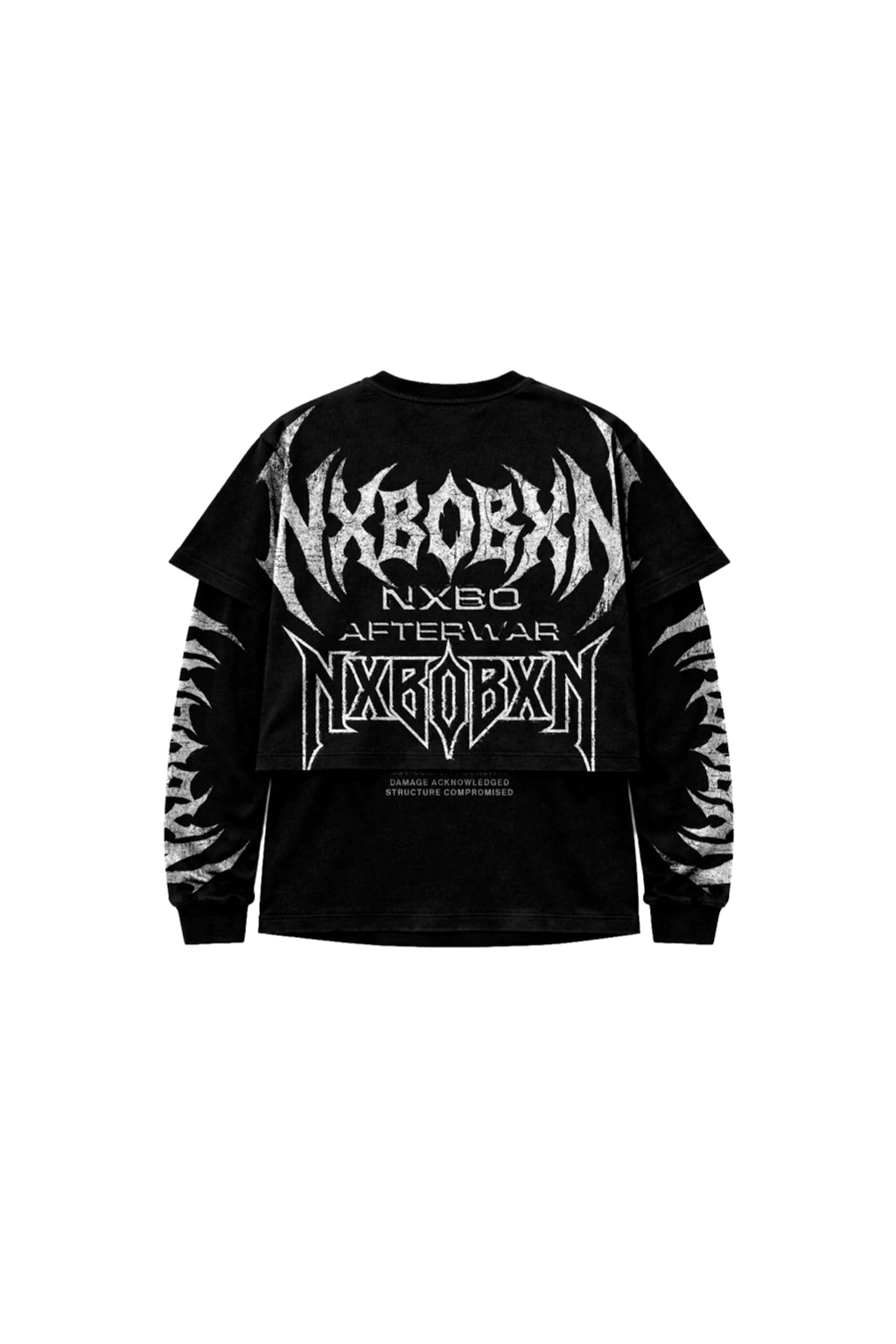 Layed Sleeves Emo T Shirt