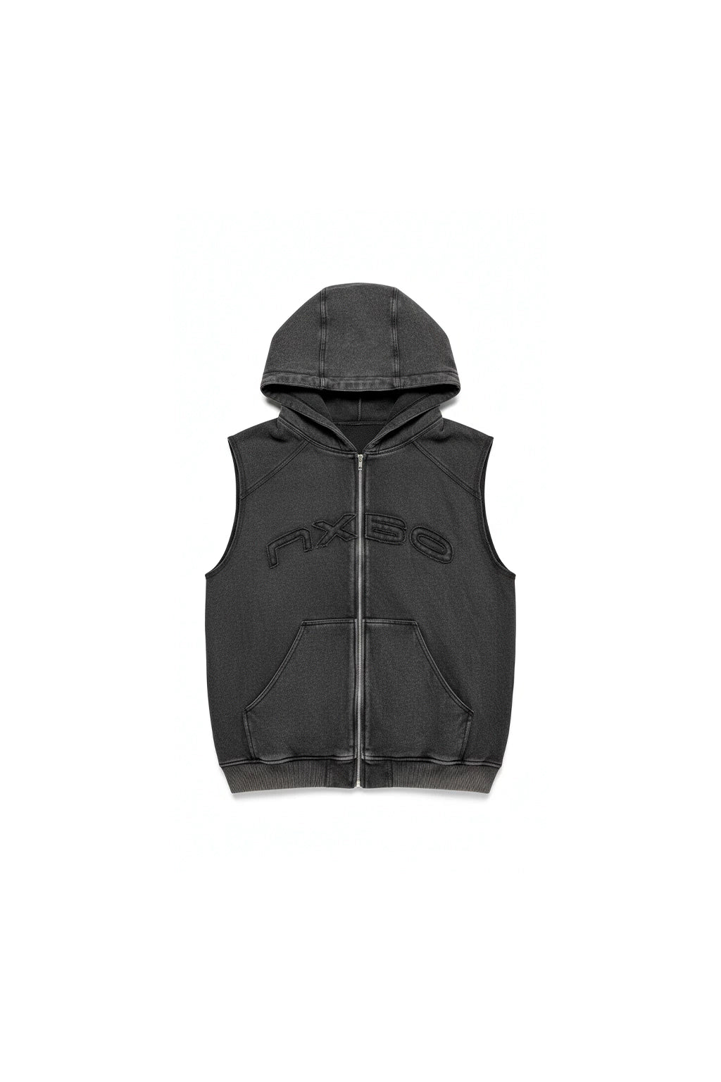 Logo Washed Vest Grey