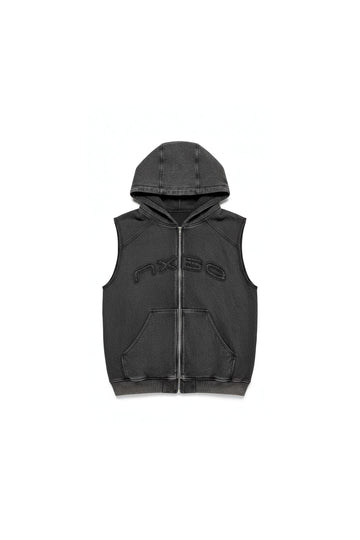 Logo Washed Vest Grey