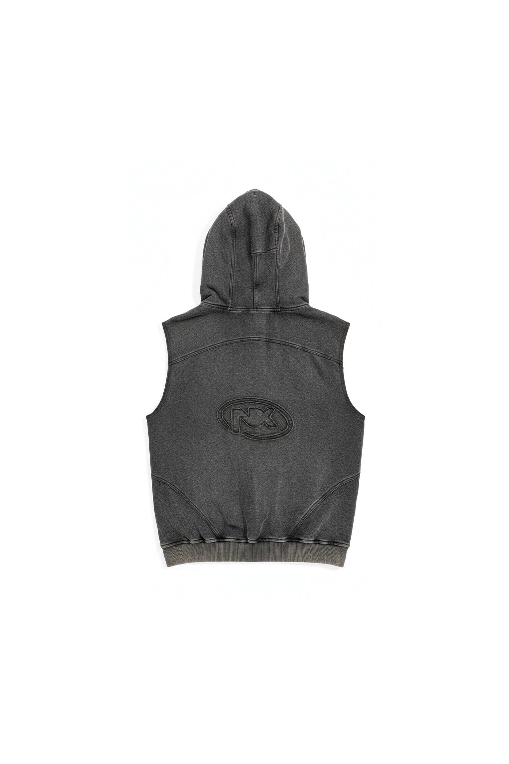 Logo Washed Vest Grey